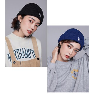 Mũ dệt kim NY Mũ len đen