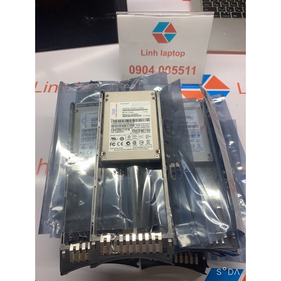 Ổ cứng SSD máy chủ IBM 2.5" 177GB SAS SSD SG9XCA2E