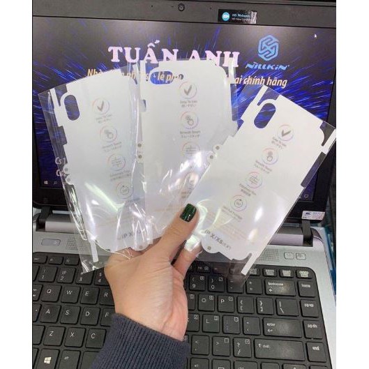 Miếng dán PPF Full mặt sau cho iPhone X/XS