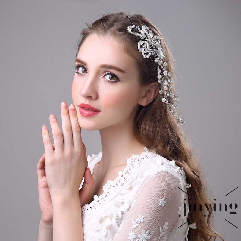 GETNOIVAS Cài tóc hoa thanh lịch cho cô dâu