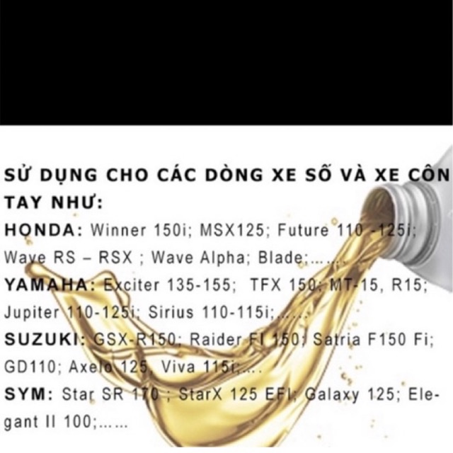 Dầu nhớt xe số máy wave sirius dream honda gama vistra motul 800ml