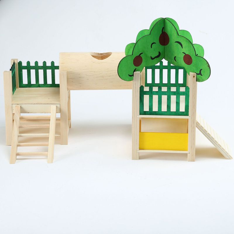 Ghế Gỗ Đồ Chơi Leo Trèo Cho Chuột Hamster