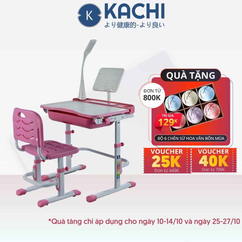 Bộ bàn học thông minh chống gù lưng Kachi