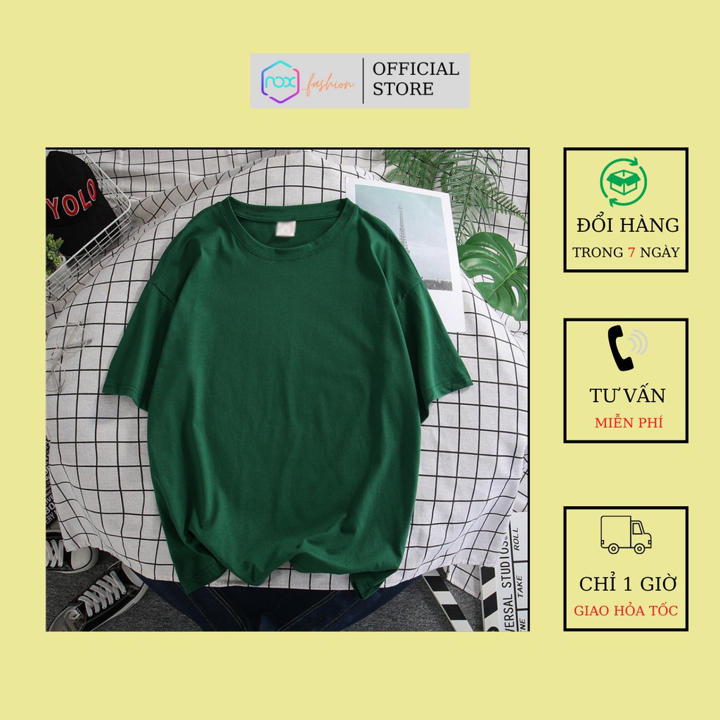 Áo thun unisex form rộng, áo phông nam nữ tay lỡ, vải cotton mềm mát, chất vải mịn không xù | BigBuy360 - bigbuy360.vn