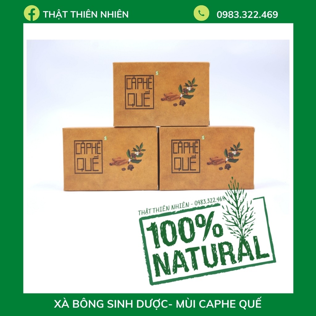 Xà Bông Sinh Dược Cà phê Quế (Bánh 100gr) | BigBuy360 - bigbuy360.vn