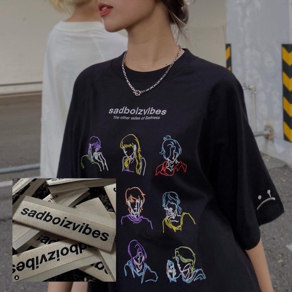 SADBOIZ - Áo thun SADBOIZVIBES TOSS/ BLACK Local Brand Son.Saigon