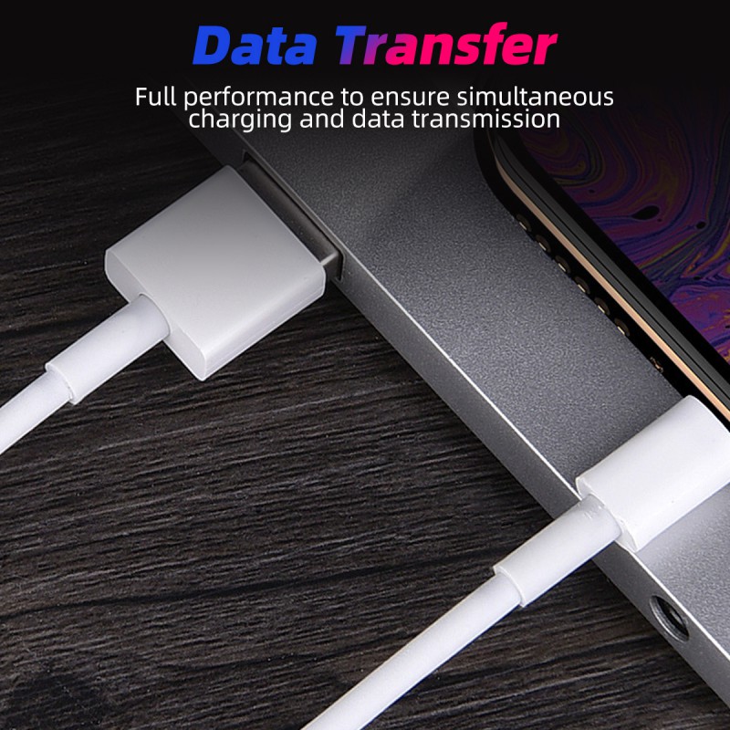 Cáp sạc nhanh FONKEN PD type C/IOS sang USB A dài 1M