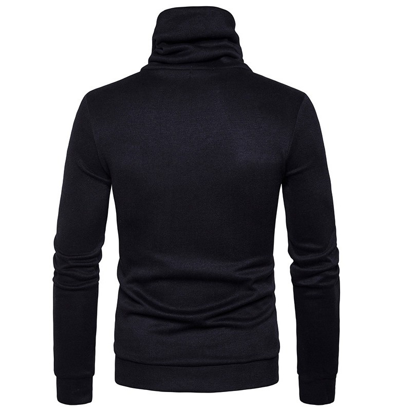 ( Siêu hot) Áo thu đông, Áo thun nam phối khóa cổ vạt chéo thu động, vải thun co dãn 4 chiều chất liệu hàn quốc  Mã N8