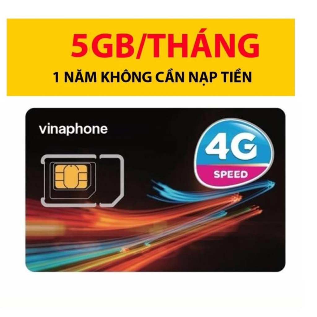 SIM 4G VINA VD149 12T KM 6GB/NGÀY VD89/g89 TẶNG 4GB/NGÀY trọn gói 1 năm