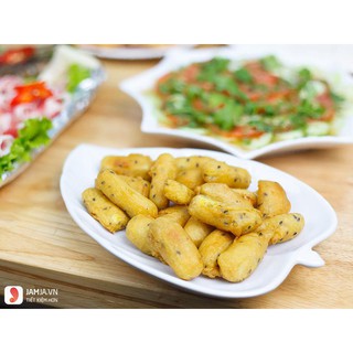 Khoai Lang Kén Tẩm vừng Thơm Cốt Dừa gói 250G