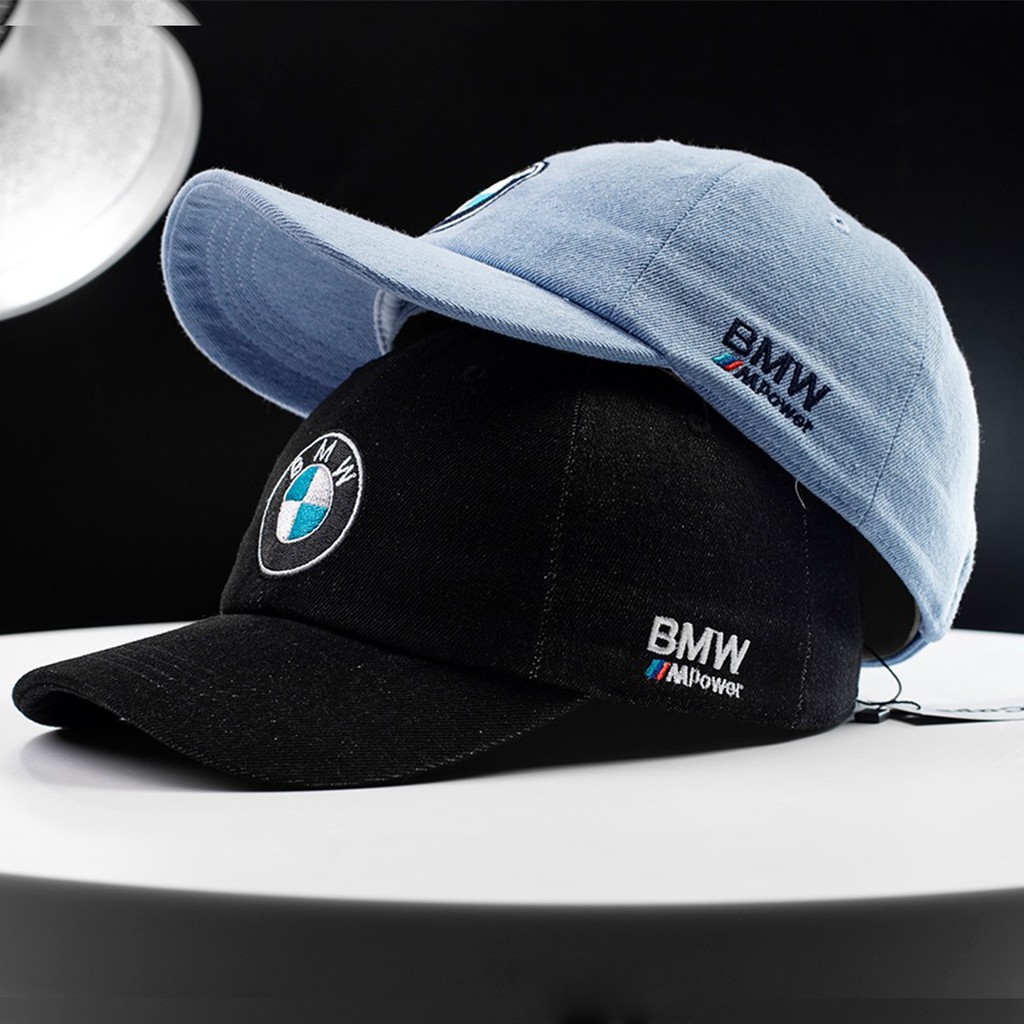 Mũ lưỡi trai chính hãng CAPMAN thể thao, vải Jean thoáng mát BMW CM146