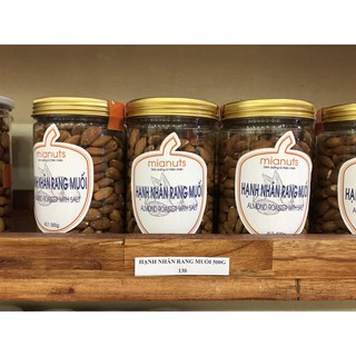 500g hạt hạnh nhân mỹ tách vỏ, lõi hạnh nhân rang tự nhiên, hàng cao cấp loại 1 nhập khẩu từ mỹ mianuts