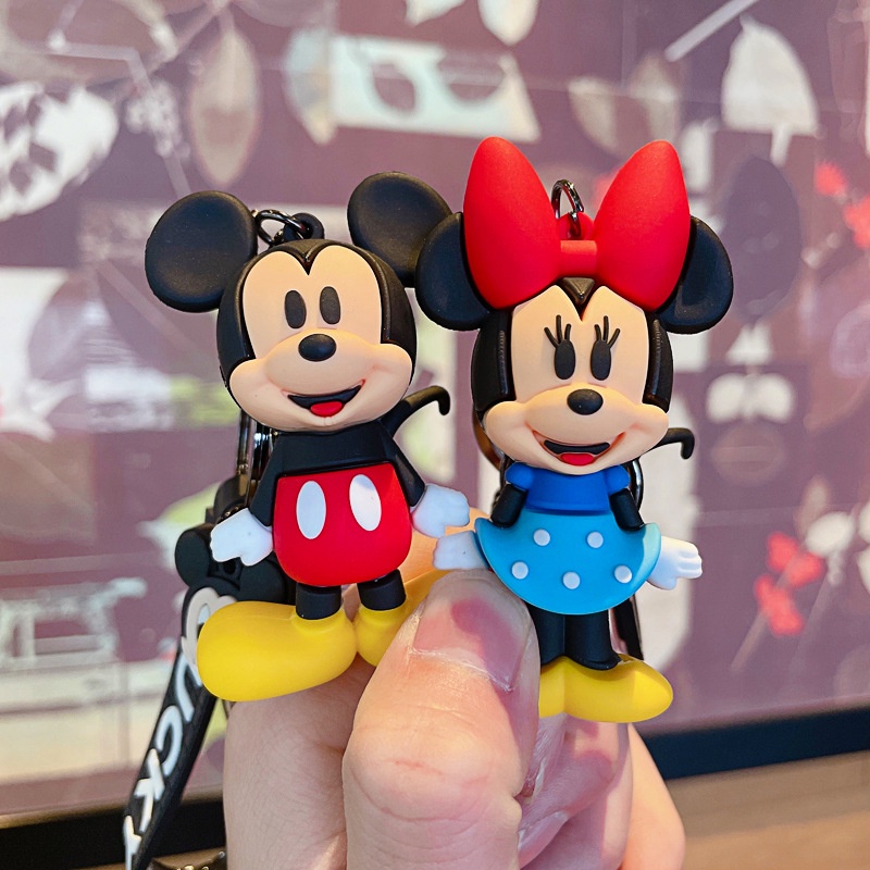 Móc Khóa Hình Chuột mickey minnie Dễ Thương