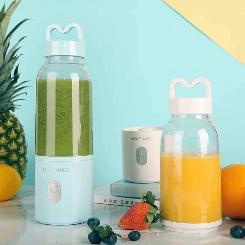 Máy Xay Sinh Tố Cầm Tay Mini Meet Juice - Nhỏ Gọn - Giải Nhiệt Mùa Hè