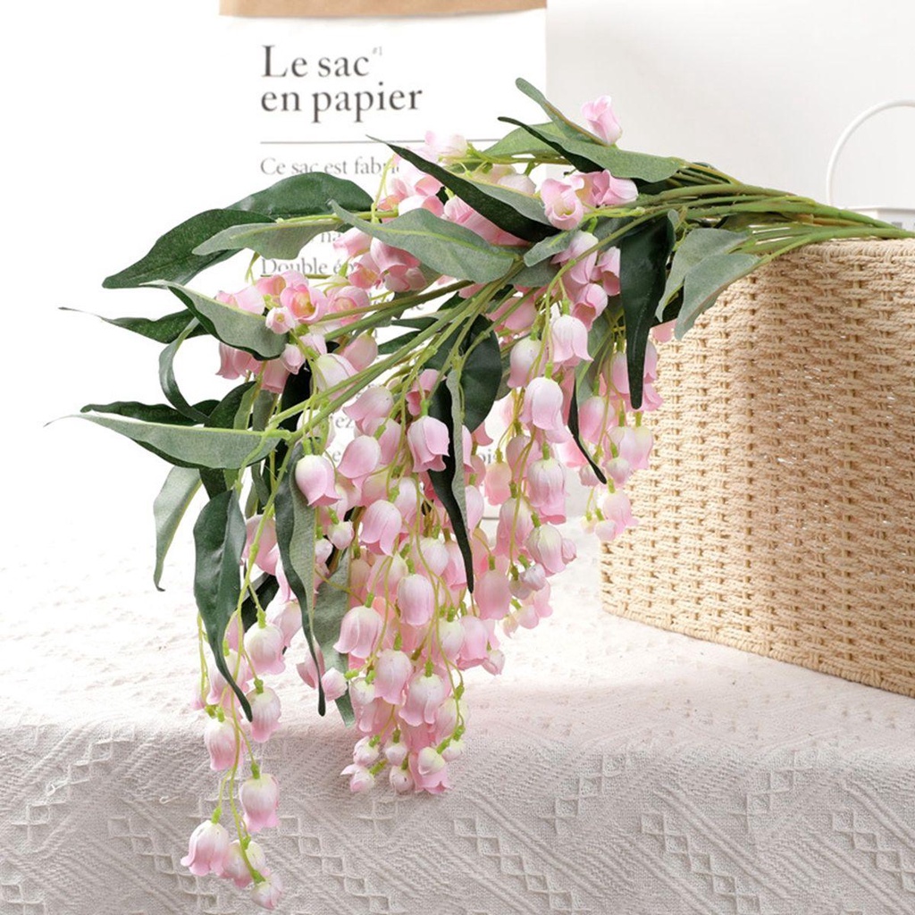 Lloyd Chậu Hoa Lilies Bằng Lụa Nhân Tạo Thanh Lịch Cho Sân Vườn Thung Lũng