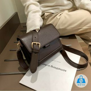 Túi đeo chéo nữ màu nâu cà phê 💋