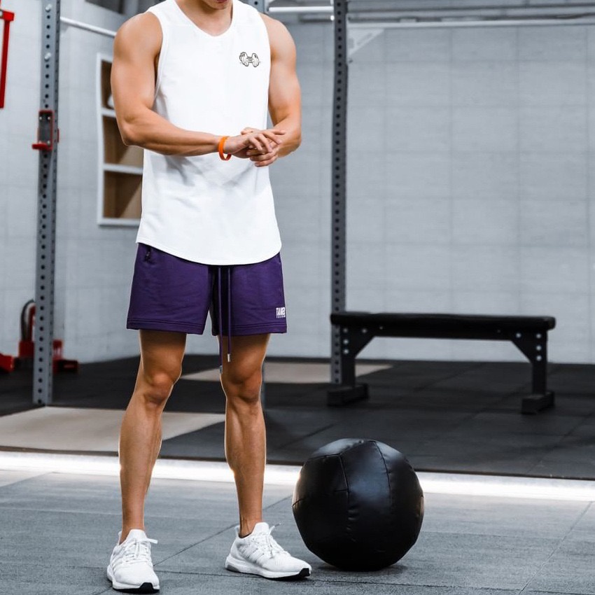 ÁO BA LỖ Nam Thể Thao - Tanktop Logo GYM - Cá Tính Sang Trọng