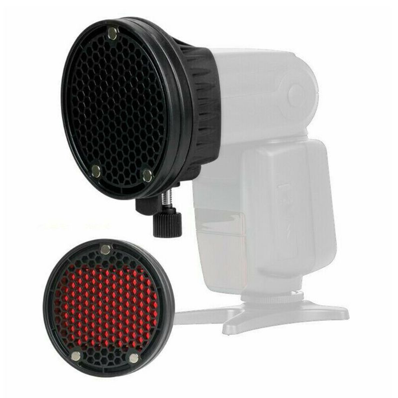 Lưới Tổ Ong Tản Nhiệt Đèn Flash zzz Kèm Bộ Lọc Gel Chuyên Dụng Chất Lượng Cao