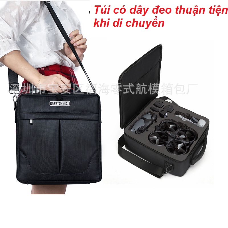 Túi đựng máy quay hành động FPV DJI Avata và phụ kiện - Túi chống nước có dây đeo