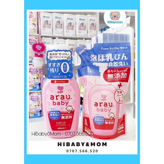 NƯỚC RỬA BÌNH ARAU