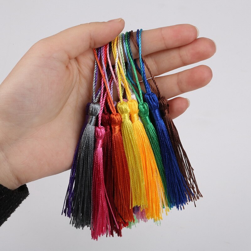 Set 32 phụ kiện sợi tua rua bằng lụa polyester dài khoảng 13 cm dùng làm đồ trang sức thủ công
