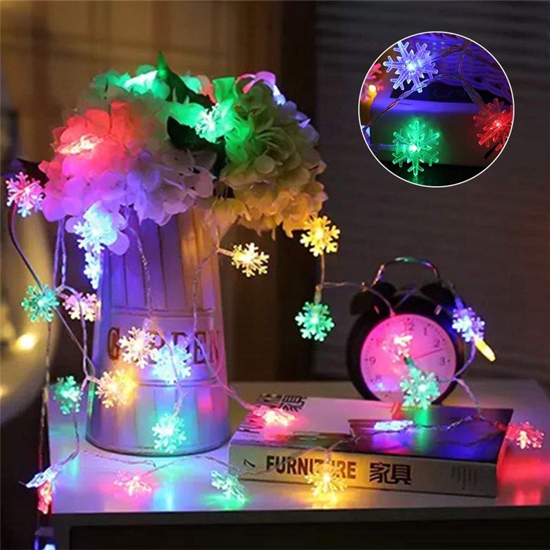 Dây Đèn 2.5M / 3M Hình Ngôi Sao Trang Trí Cây Thông Noel