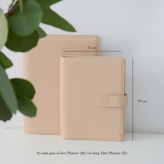 (Phần 1) Sổ còng ghi chép Free Planner A6 (gồm bìa, ruột sổ và tabs divider)