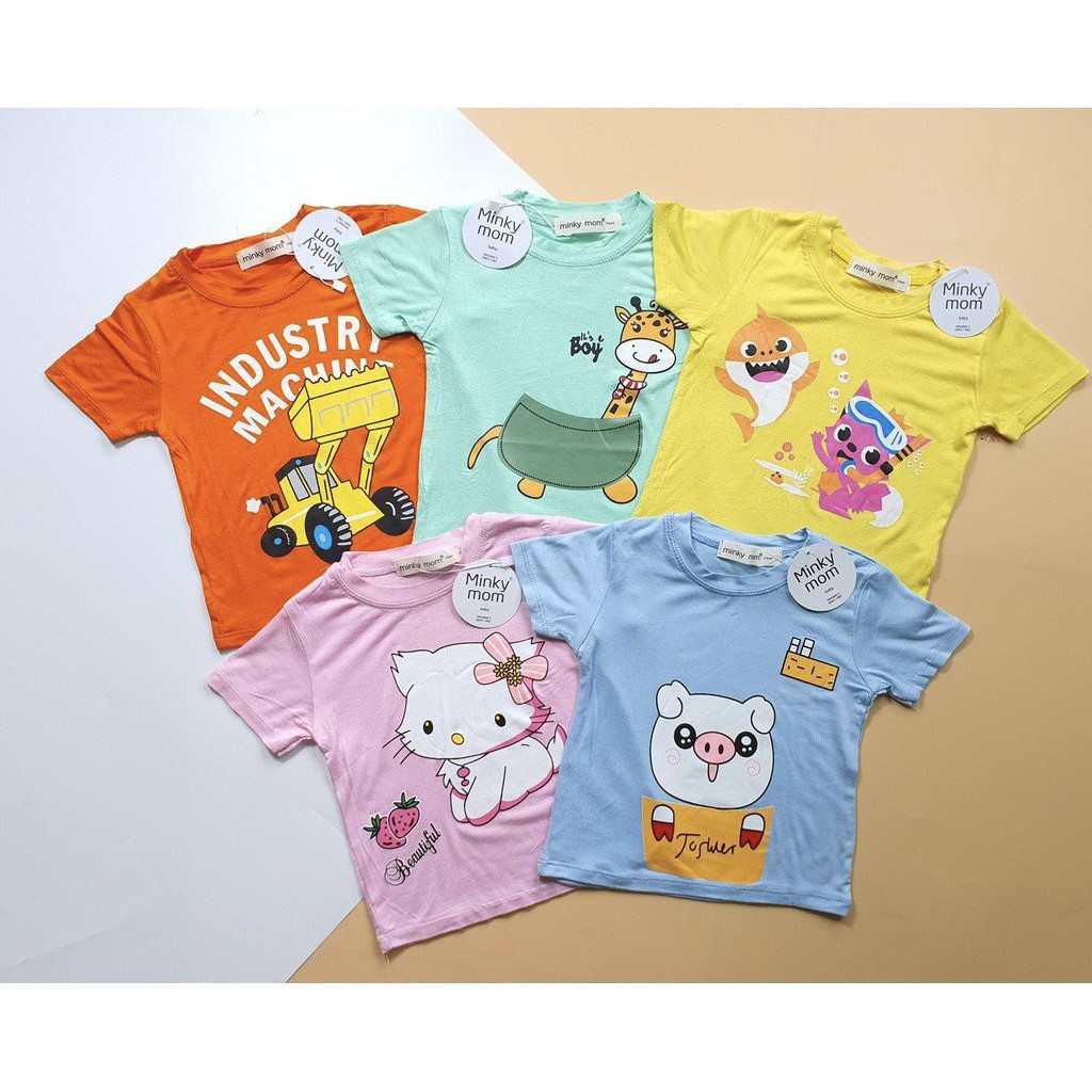 Bộ cộc tay cho bé 💖 Bộ cộc tay Hươu cho bé trai bé gái 💖 chất thun lạnh cao cấp siêu mềm siêu mát Tiger Kids Shop