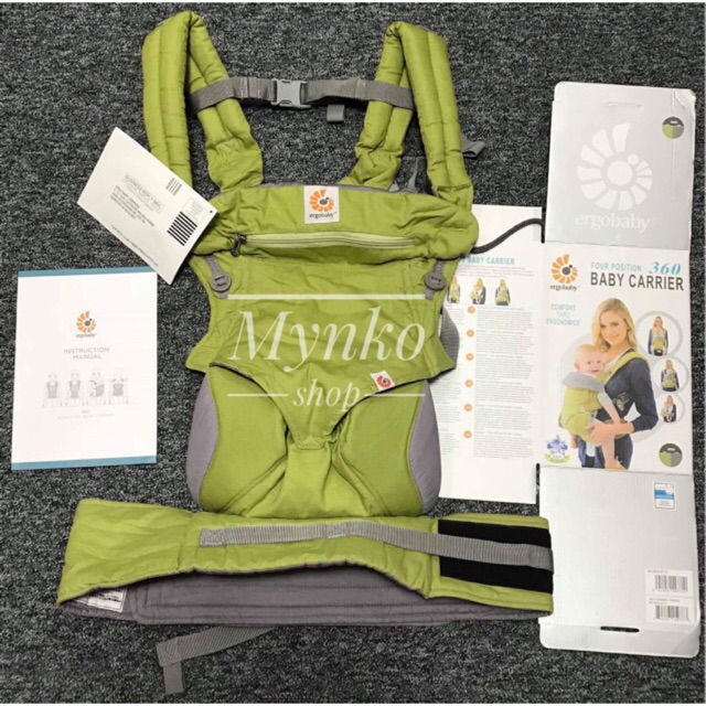 (Hcm)- Địu Ergo Baby 360 - Hàng xuất Mỹ -bao đổi trả