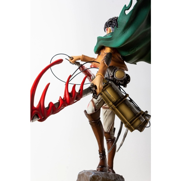 Mô hình Attack On Titan - Mô hình Levi 36cm Mikasa 33cm AOT07
