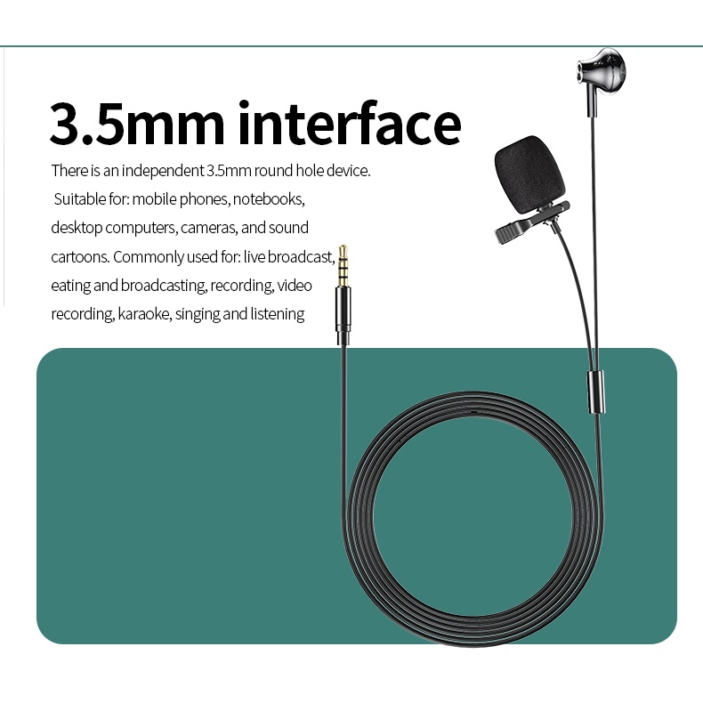 Tai nghe nhét tai có dây khử tiếng ồn giắc cắm 3.5mm tiện dụng kèm túi đựng