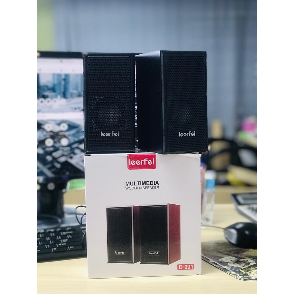 Giá siêu rẻ Loa Máy Tính Leerfei 2.0 YST 1017 - Loa Máy Tính Để Bàn Âm Thanh Cực Chất