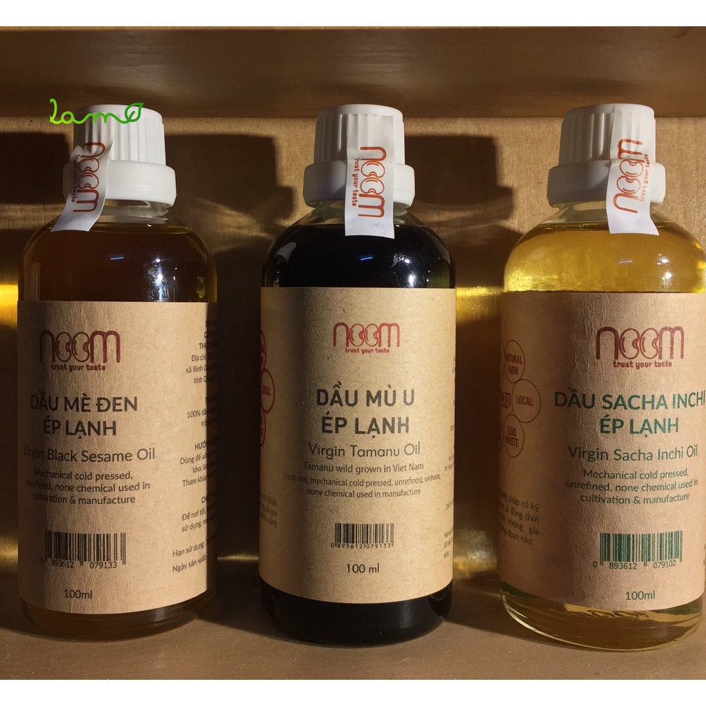 Dầu mù u ép lạnh nguyên chất 10ml (Noom) – Mờ sẹo – Phục hồi da – Dưỡng tóc – Cold-pressed VirginTemanu oil | BigBuy360 - bigbuy360.vn