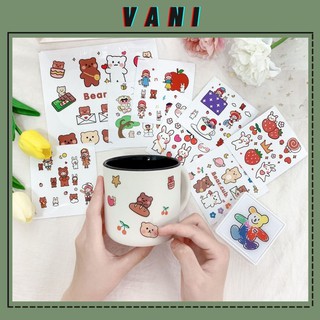 Phần 4 Sticker Dán Decor Nhiều Hình Ngộ Nghĩnh Dễ Thương - Vani Store [VPP00112-1]