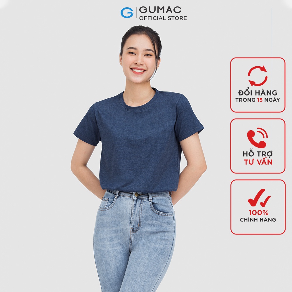 Áo thun cổ tròn ATC05071 thời trang GUMAC | BigBuy360 - bigbuy360.vn