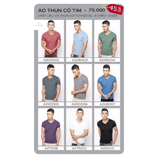Áo thun nam cổ tim Sportswear Concept co giãn thấm hút mồ hôi mềm mịn và thời trang