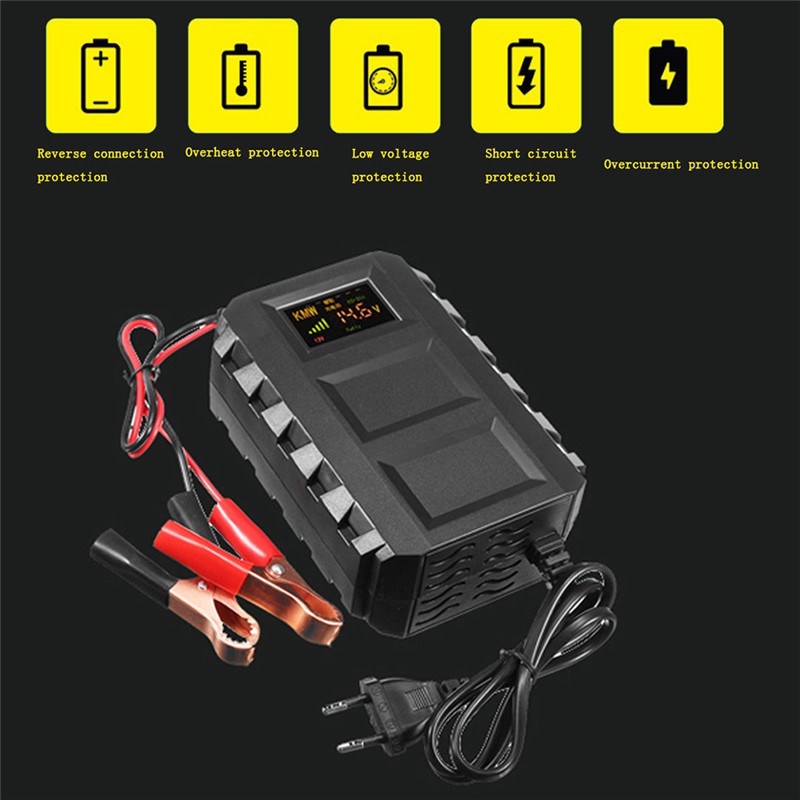 Thiết Bị Sạc Bình Ắc Quy 12V 20A Cho Xe Hơi / Xe Máy