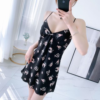 Váy Lụa 2 Dây Có Lót Ngực X11