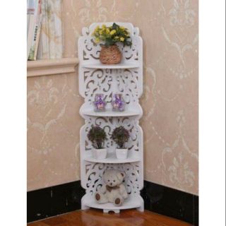 Kệ góc 4 tầng hoa văn