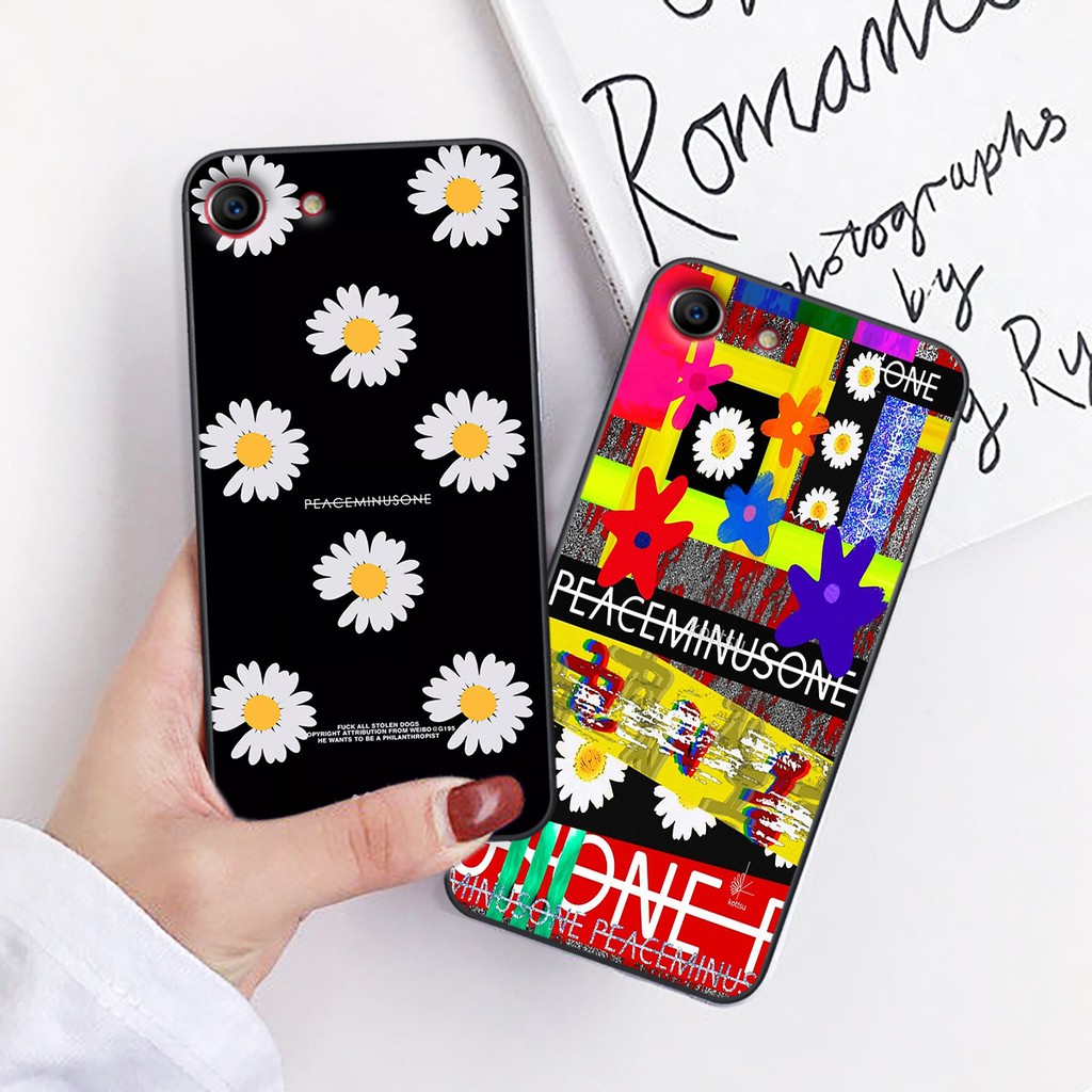 Ốp lưng điện thoại OPPO A71 - A83 in hình hoa cúc peaceminusone- Doremistorevn