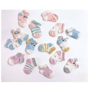 Sét 5 đôi tất vớ lưới cho bé, tất lưới kids shock cho bé trai bé gái