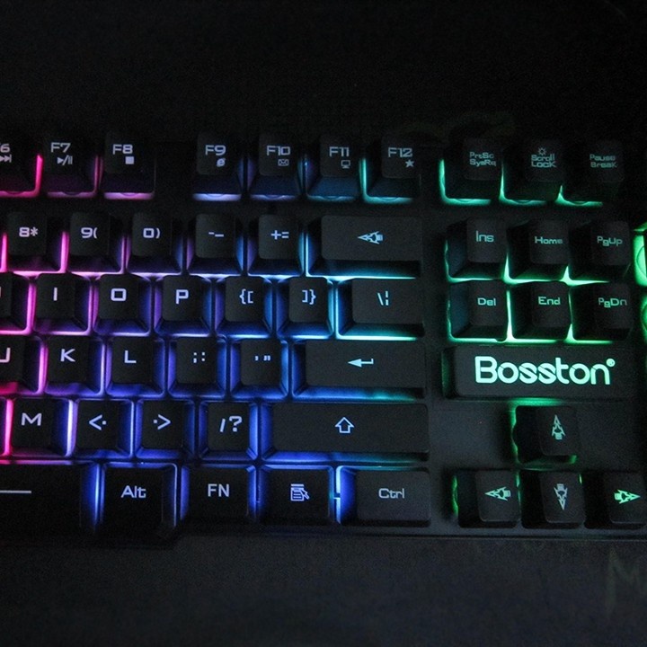 Bàn Phím Cơ G21 Bàn Phím Gaming Có Dây Có Đèn Led 7 Màu Tặng Kèm Chuột Máy Tính Led - Bảo Hành 12 Tháng