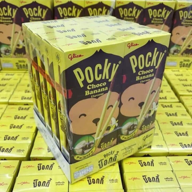 Bánh pocky chuối thái lan