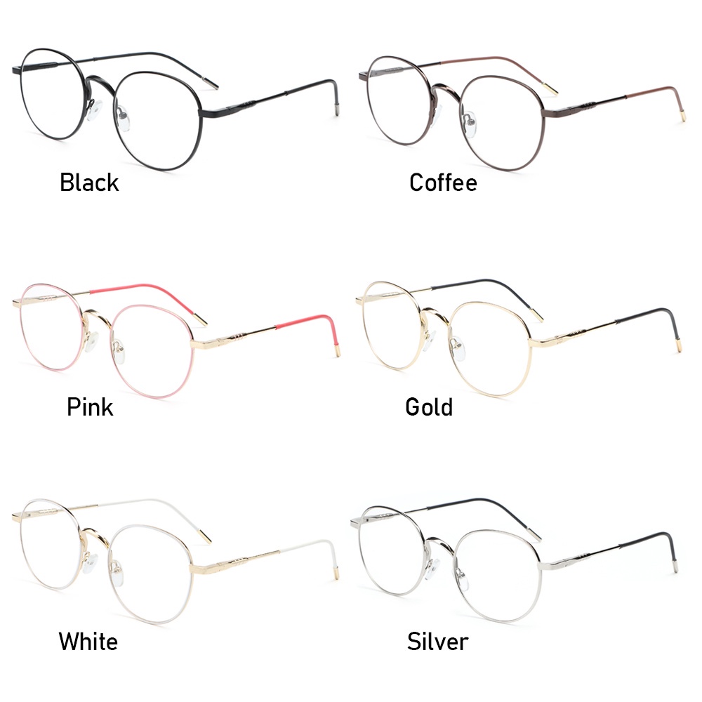 Mắt Kính Gọng Kim Loại Siêu Nhẹ Phong Cách Thời Trang Cao Cấp Cho Nam Và Nữ