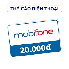 Thẻ nạp Mobiphone 20k