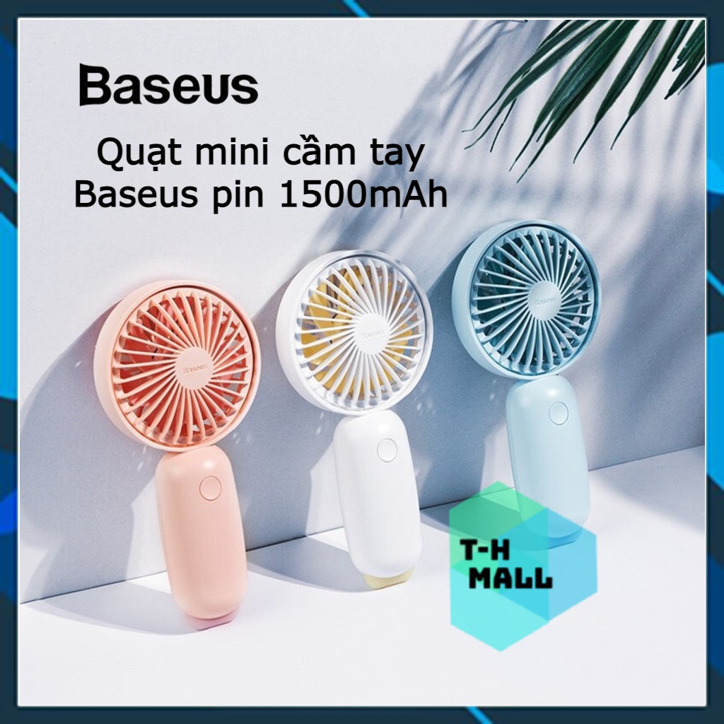 Quạt mini để bàn Baseus Baseus Pudding-Shaped Fan ( 3 mức tốc độ - Mini USB Air Cooling Fan Clip Desk Fan)