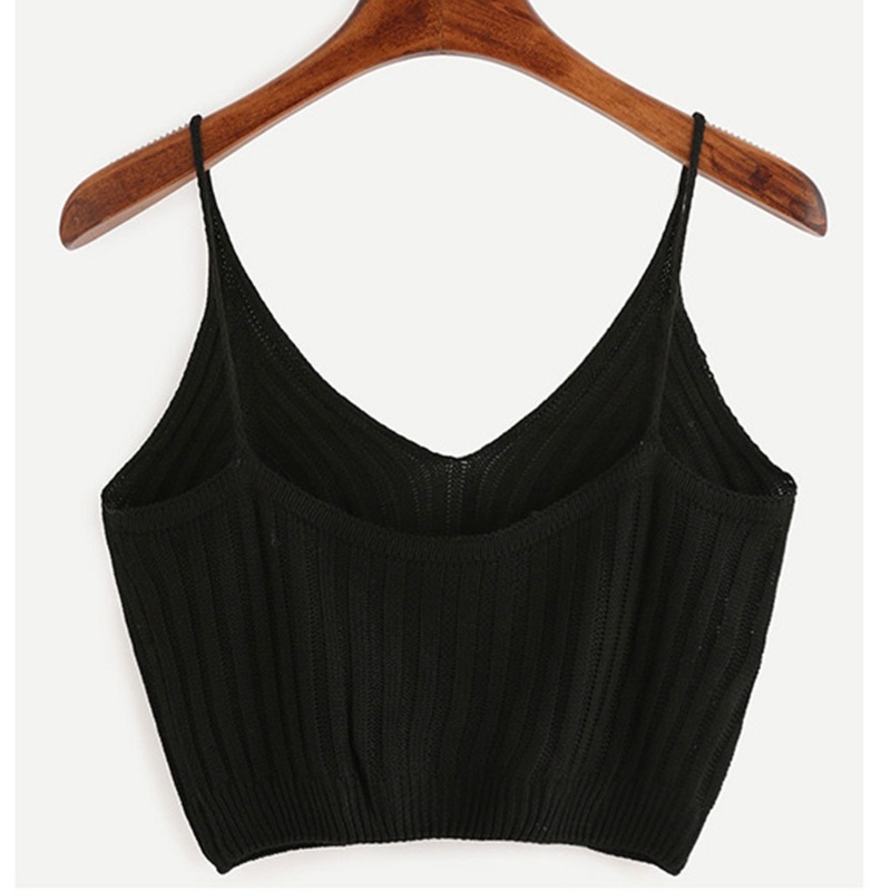 Áo Croptop Hai Dây Không Tay Thời Trang Mùa Hè Quyến Rũ Cho Nữ