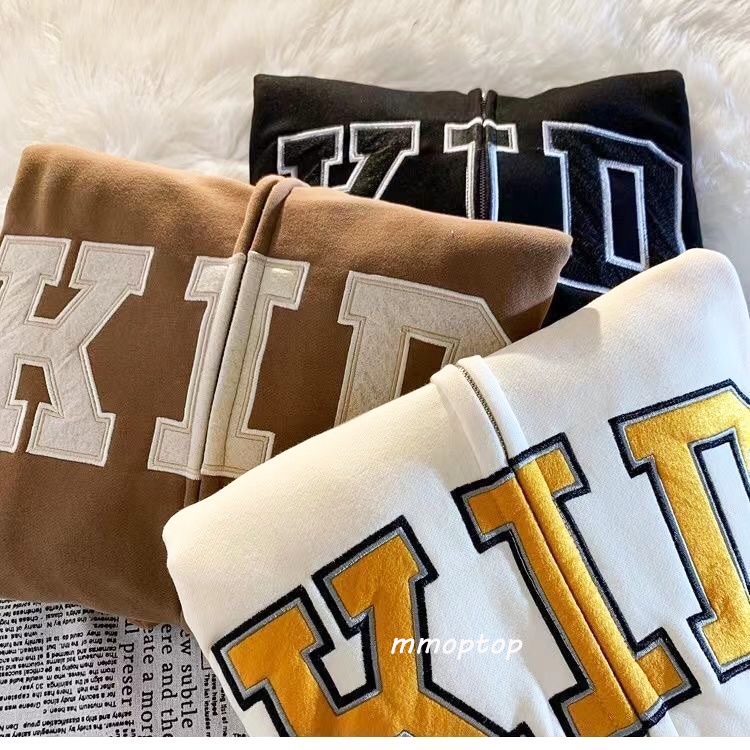 Kid_Áo Khoác Hoodie Zip Nỉ Bông Khóa Kéo Hàng Quảng Châu Siêu Đẹp