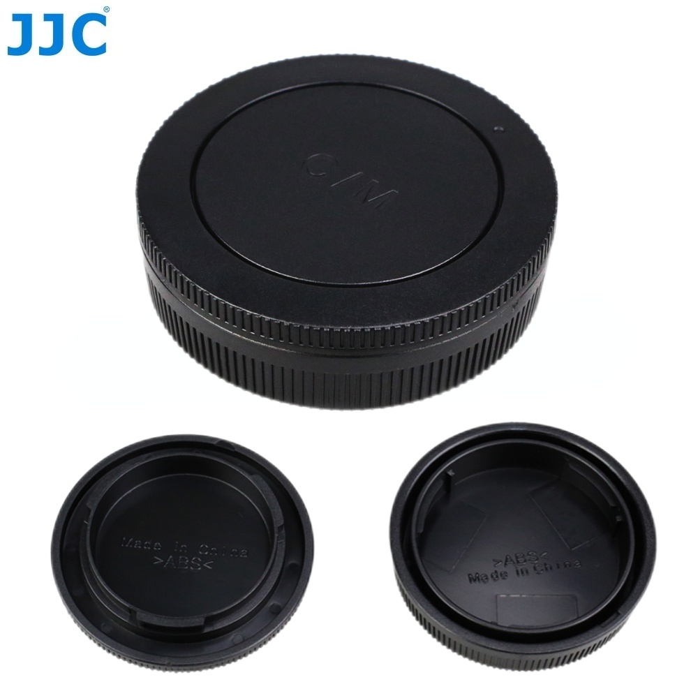 Bộ 2 Nắp Che Thấu Kính Và Nắp Ống Kính Sau JJC Canon EF-M Cho Canon EF-M Và Lens EOS M50 M50 Mark II M6 M5 M6 Mark II M3 M100 M200