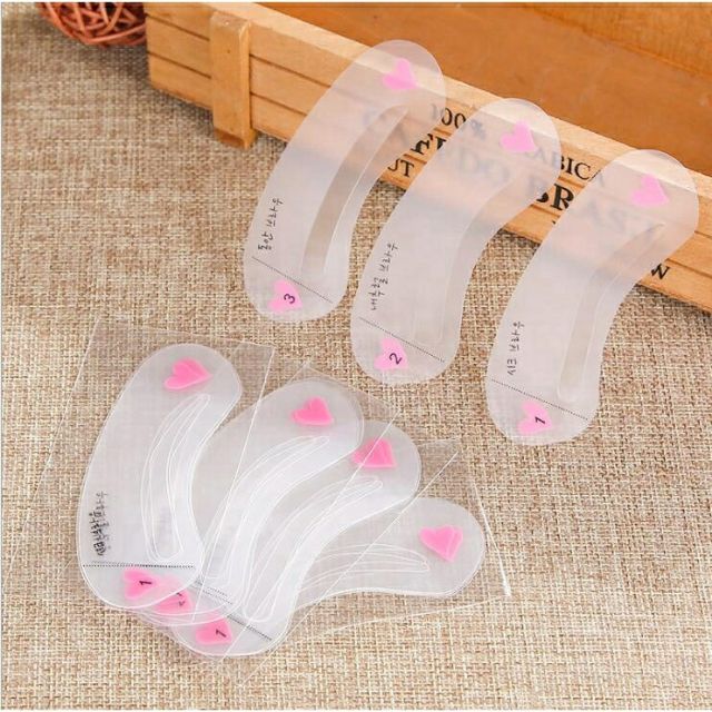 [Hàng mới về] Set 3 chiếc thẻ kẻ lông mày dễ sử dụng tiện lợi